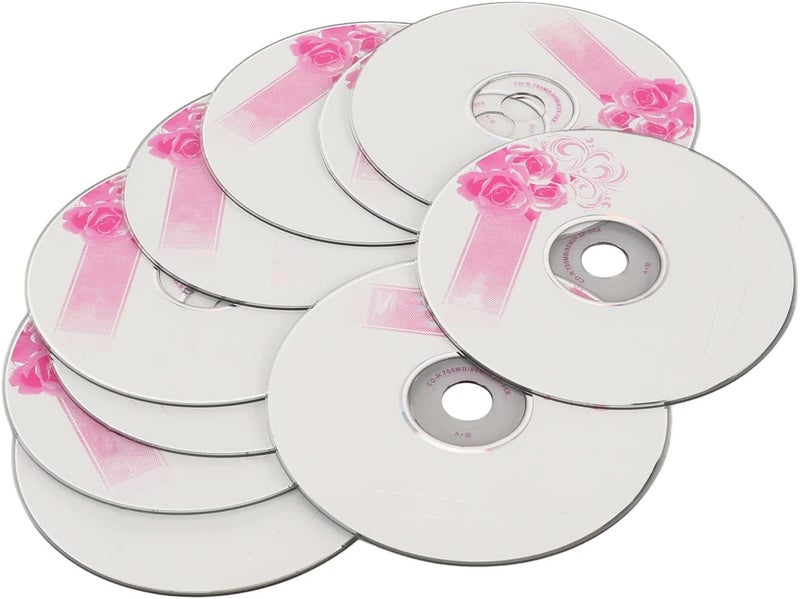 Jectse CD R Blank Discs, 52X 730MB Recordable Discs for Data and Music, with Protective Case, Recordable Media Blank CDs for Video Camera (10PCS), Jectsek3tnzo02g8-11 - Image 1